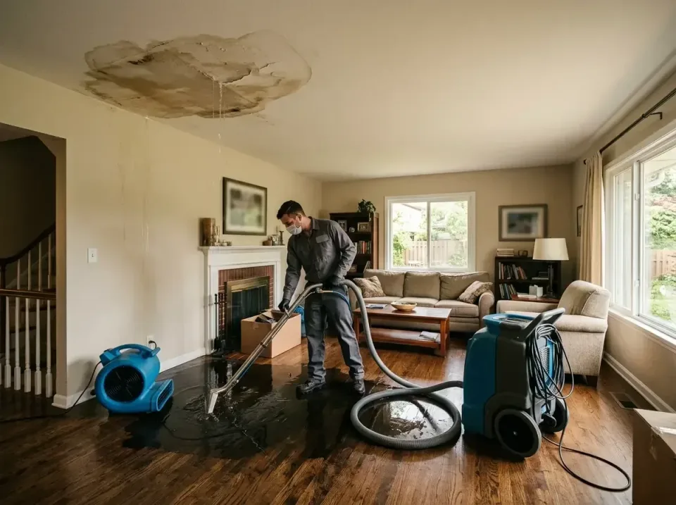 attic-pipe-burst-ceiling-drip-008 — frequently asked questions, Water Damage Restoration & Carpet Care in Fruitland, MD